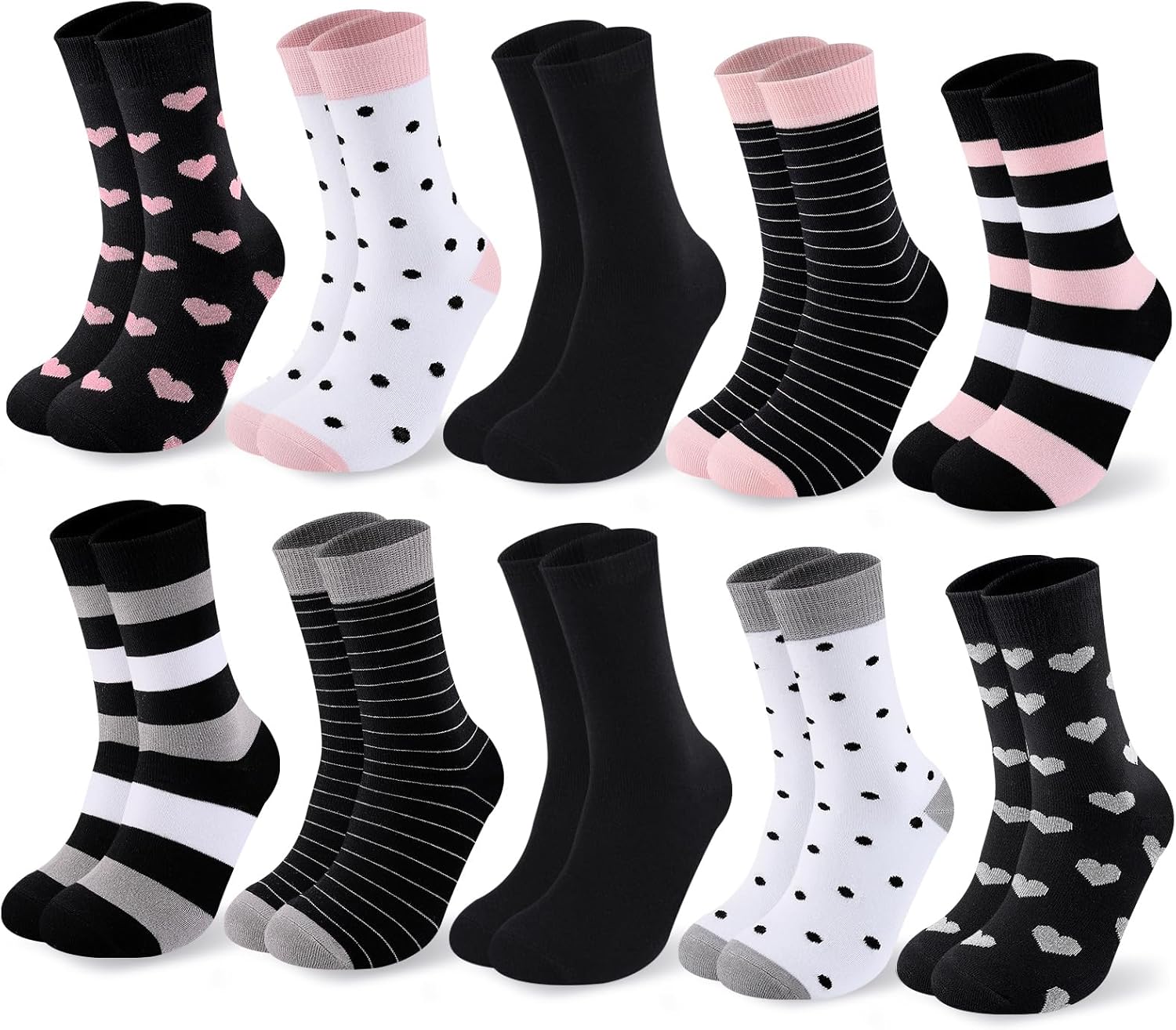 Paires Chaussettes Femme Coton
