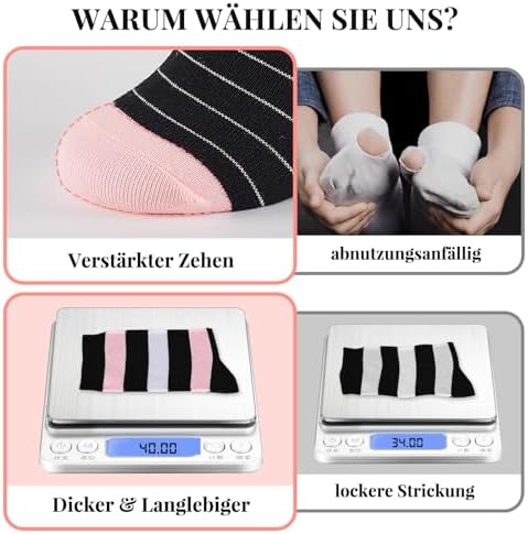 Vue 5 de Paires Chaussettes Femme Coton