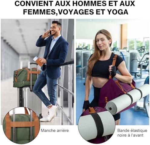 Vue 6 de Sac De Weekend Homme