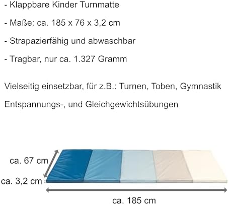 Vue 5 de Tapis De Gymnastique Pliable