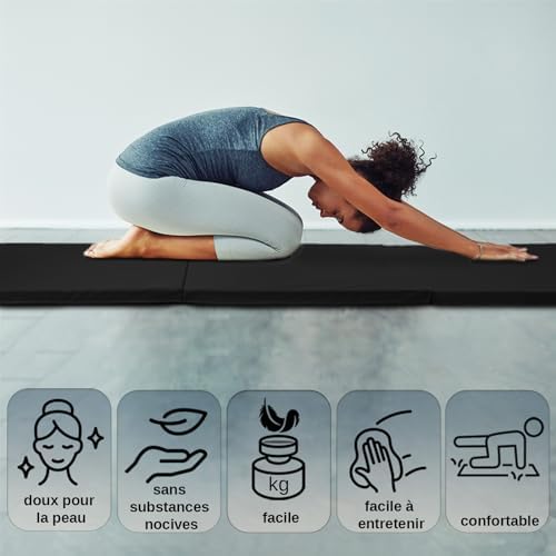 Vue 4 de Alpidex Tapis Dexercice Pliable