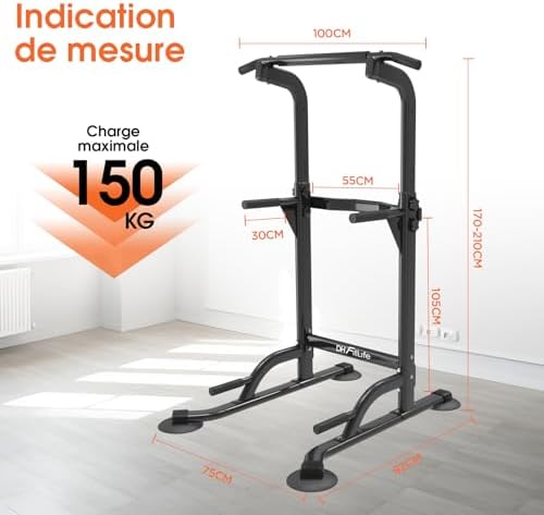 Vue 6 de Dh Fitlife Power Tower
