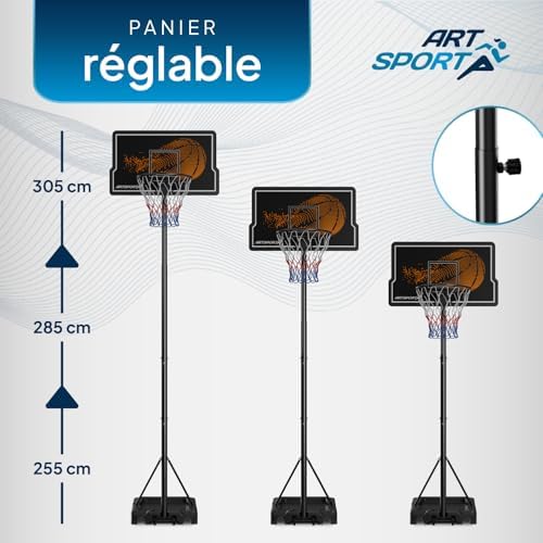 Vue 3 de Artsport Panier De Basket