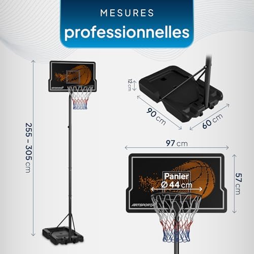 Vue 4 de Artsport Panier De Basket