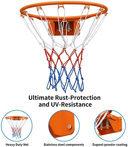 Vue 4 de Jante De Basketball Orange