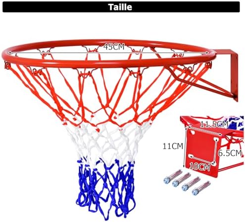 Vue 2 de Goplus Anneau De Basketballpanier