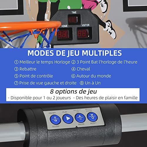 Vue 3 de Homcom Jeu De Basketball