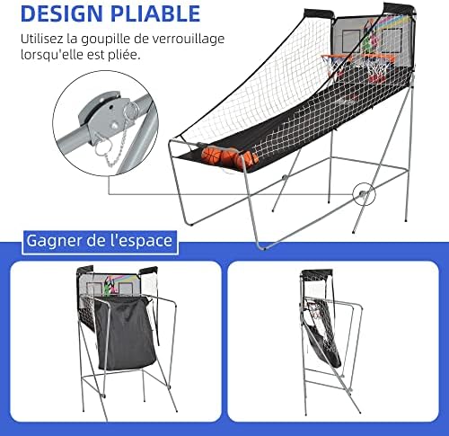 Vue 6 de Homcom Jeu De Basketball