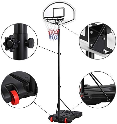 Vue 6 de Yaheetech Panier De Basket