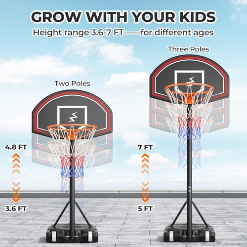 Vue 4 de Yoleo Panier De Basketball