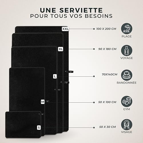 Vue 5 de Serviette Microfibre Serviette Sport