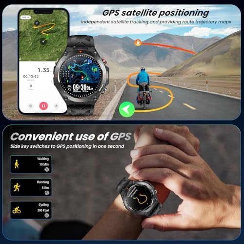 Vue 2 de Gps Montre Connectee Homme