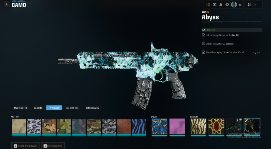 🛸 BO6 & WZ4 🛸 Prestige 3 level 55 + Abyss Camo💀 500 Camos ⭐ All WarZone Camos Unlocked On 33 Guns 🔥 Gold Camo 💫 Gun Maxed 🚀 Ranked Ready  🔗 PC/XBOX/PSN