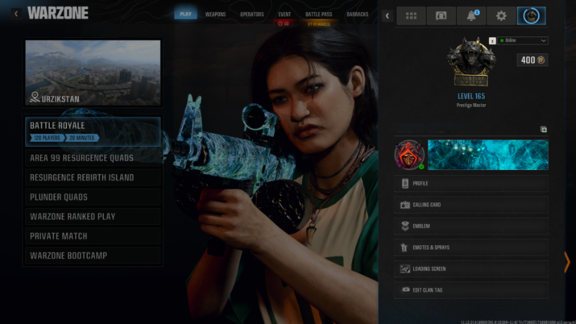 🔷 Prestige Master + Abyss Camo 🔷 Fully Legit🎭 Prestige 10 • Level 100🔥 All BO6 Guns Maxed🎯 Warzone Camos Unlocked🔓 Full Access🔗 Linkable to PC/XBOX/PSN