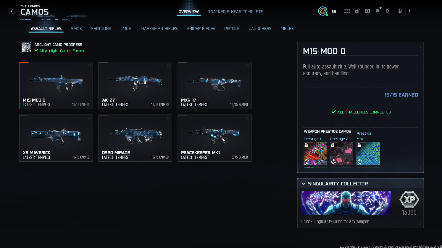 ⭐️SINGULARITY⭐️✅HANDMADE ✅💥450+ TOTAL CAMOS💥💧17 OPERATORS💧♨️FULL ACCESS ♨️Singularity❄️XBOX /PS/PC❄️STACKED