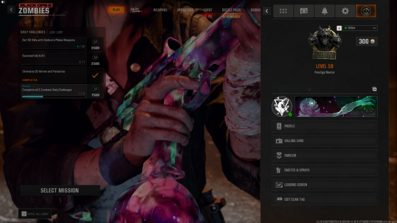 ☢️ NEBULA🌸 DARK MATTER 🌌PRESTIGE MASTER 🎀HANDMADE / SMURF⭐️ 17 OPERATOR🔫 BO6 / WZ4🟥🌄Meta Guns✋🏼FULL ACCESS✅ XBOX / PSN / PC 🎁ACTIVISION🌇