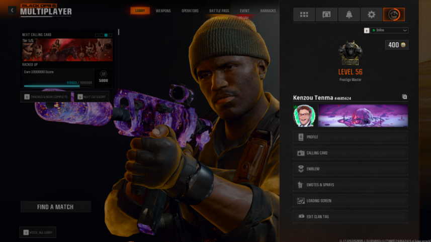 【🦑 BO6 🦑】【 Dark Matter + Prestige Master 】 ⚔ All Multiplayer Camos Unlocked ✨ Prestige Master ⚡ Dark Matter Legit Unlocked on 33 Black Ops 6 Guns ☄ Linkable