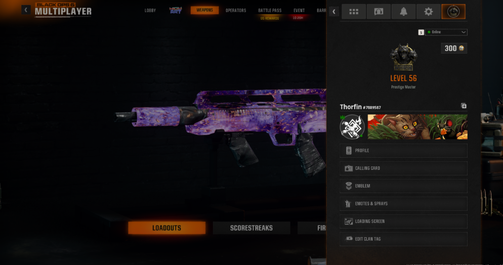 🎯 BO6 🥇 Prestige 10 🔮 Dark Matter 🌠 Nebula 💥 All Weapons Maxed 🎭 1,000+ Camos Unlocked 🧩 MP & Zombies 🎓 Prestige Master 🛡️ Legit Unlock 🔗 PC/XBOX/PSN