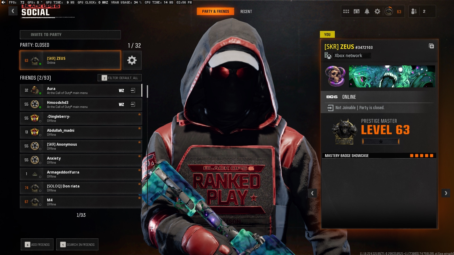 👑 OG ✦ Prestige Master 63 🔥 Iridescent, Crimson & Diamond Ranked 🧿33x Nebula + Dark Matter⚔️All Guns Maxed MW2 + MW3🎭77 Operators🎁Rare Bundles🔥Full Access