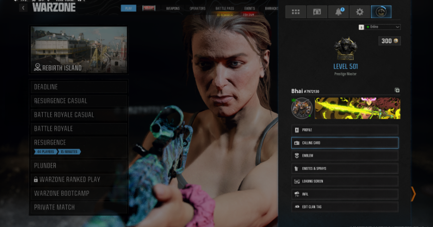 ✨ Prestige Master LVL 500 🔥 Abyss Camo 💠600+ Camos Unlocked ⚙️All Weapons Leveled 🧩 17 Operators 🎯Legit Unlocks 🔗 Linkable: PSN • Battle.net • Steam • Xbox