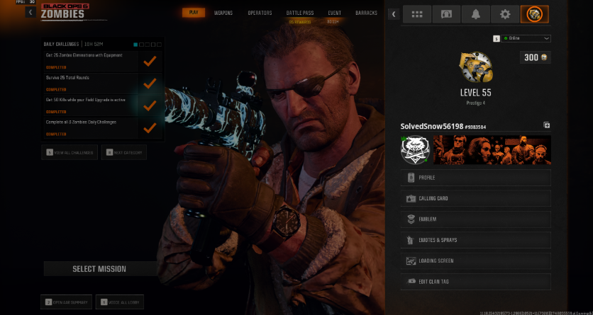 🎯 BO6 ✨ Nebula Camo 🛡️ Prestige 5 🎨 500+ Camos 🐲 Gold Z 🧬 Level 55 + Prestige 4 🎟️ S3 Battle Pass 100% 🌍 Steam | PSN | Xbox | BNet 🔓 Full Access