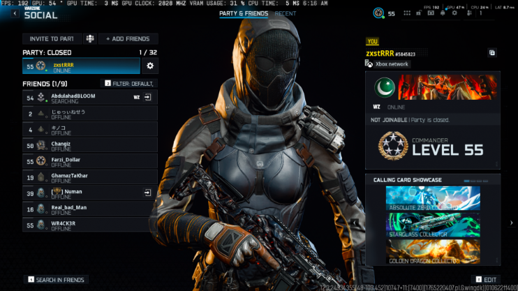 ✨ BO7 / WZ ✨ Apocalypse Camo ⚛️ 450+ Camos 🌐 WZ Mastery 🛰️ Level 55 🛠️ Many Guns Maxed | All Guns Unlocked 🦅 10 Operators 🔓 Full Access 🎮 PC/XBOX/PS