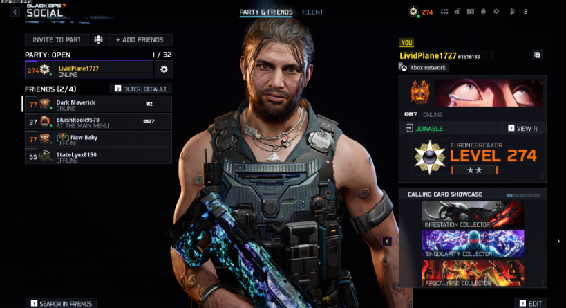 ⭐️OG RARE BO7 STACKED ACCOUNT⭐️PRESTIGEMASTER LEVEL 300✅ ALL GUNS MAX🌏NEXUS HORIZON ALL MASTRY CAMO 💠30 INFESTATION+ APOCLAYPSE+GENSIS+SIGULARITY ✅ HANDMADE