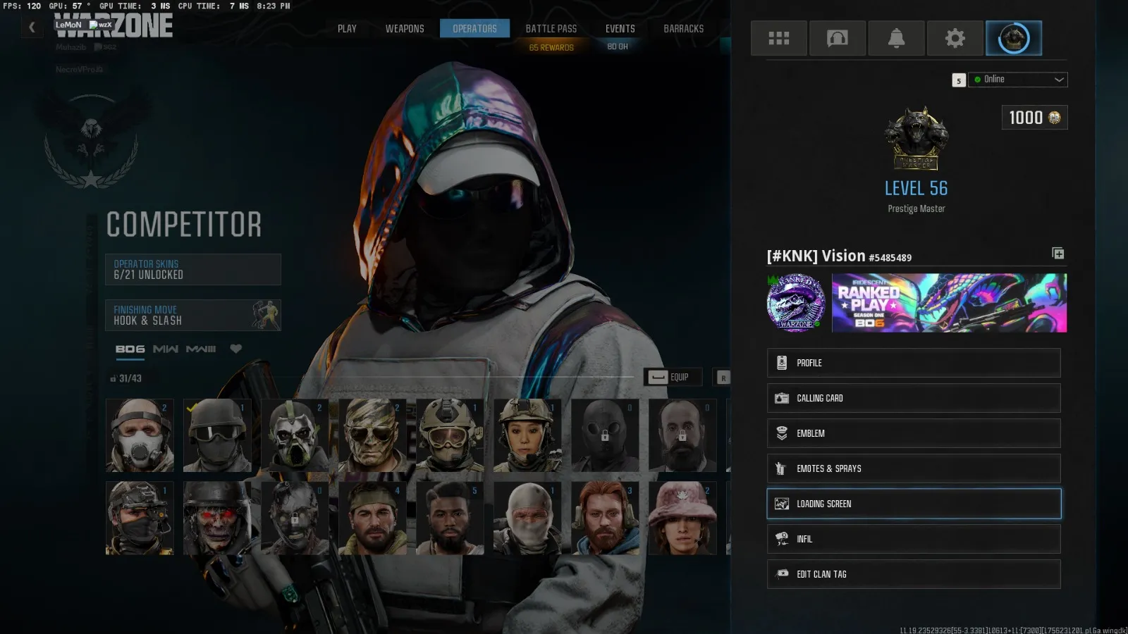 🛰️ Prestige Master 56 💠 Abyss & Dark Matter Camo 🧬 Iridescent S1 • S4 ✦ Diamond S4 • S5 🔥 30+ Nukes 🎮 All Guns Maxed 🪖 MW3 Lvl 750 🎟️ PC/XBOX/ PSN 💠 BO6