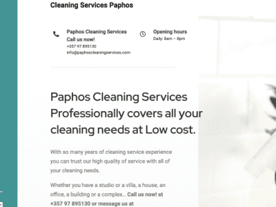 Cleaning Services Paphos