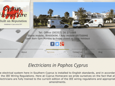 CYPRUS HOMECARE электрики