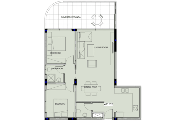 Homer Residences: Квартира102