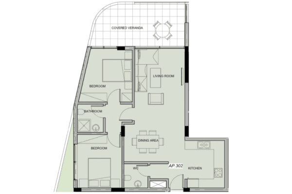 Homer Residences: Квартира  302 