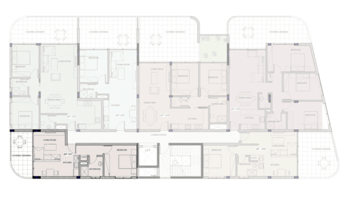 Homer Residences: Квартира 101 