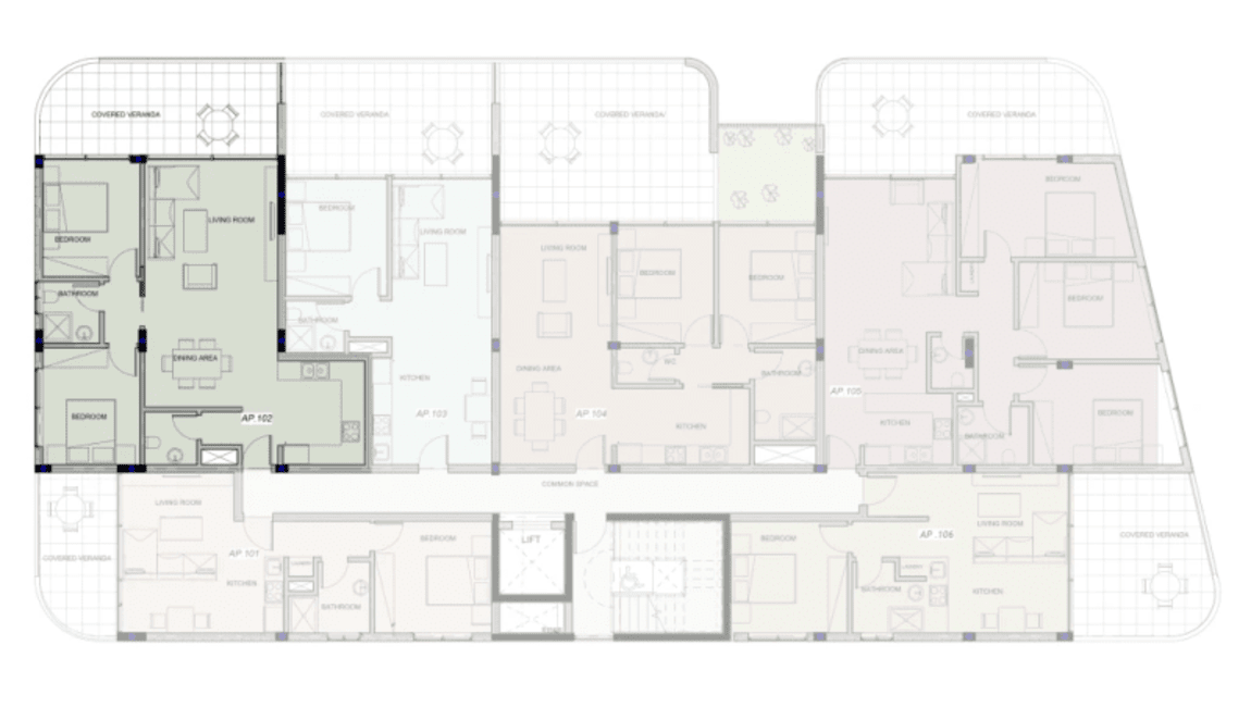 Homer Residences: Квартира 102 