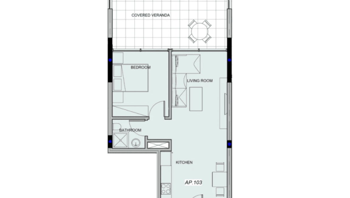 Homer Residences: Apartment 103 