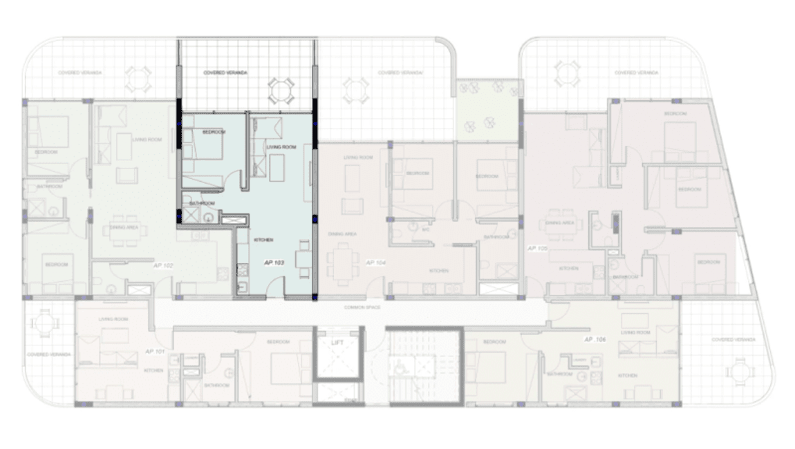 Homer Residences: Apartment 103 