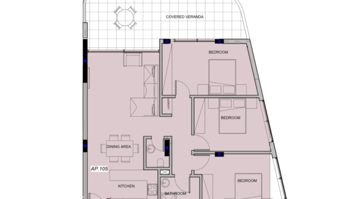 Homer Residences: Квартира 105 