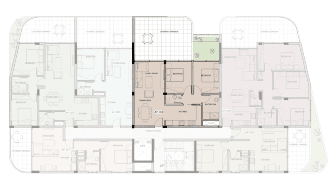 Homer Residences: Apartment 204