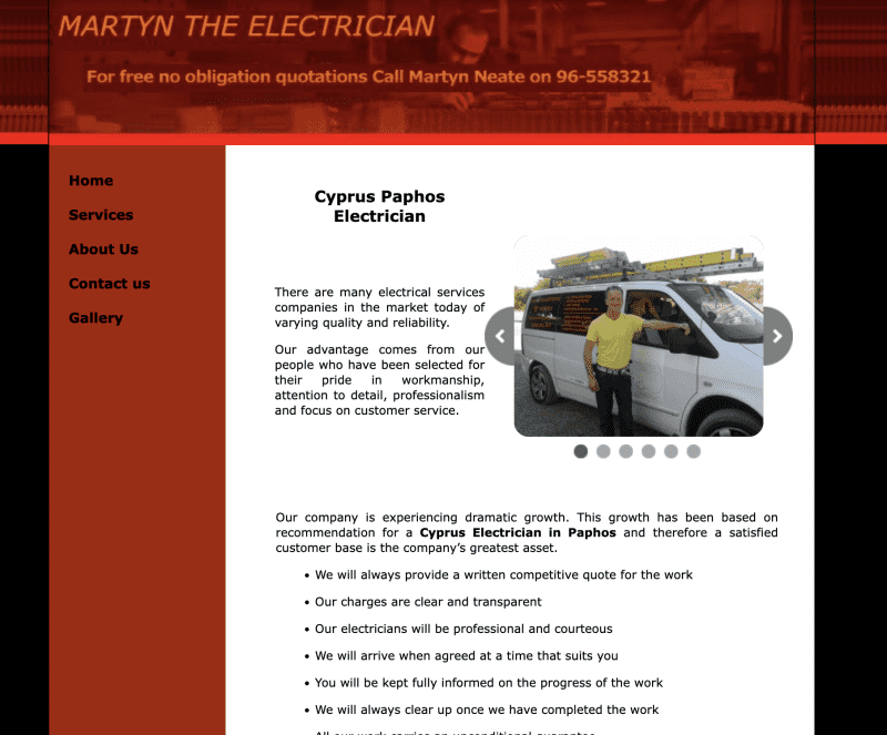 Cyprus Paphos Electrician