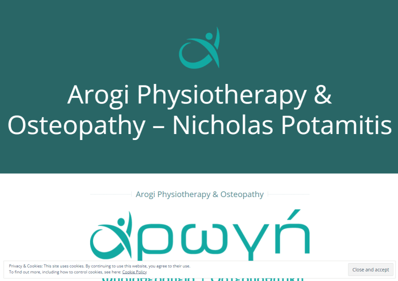 Arogi Physiotherapy & Osteopathy Paphos - Nicholas Potamitis