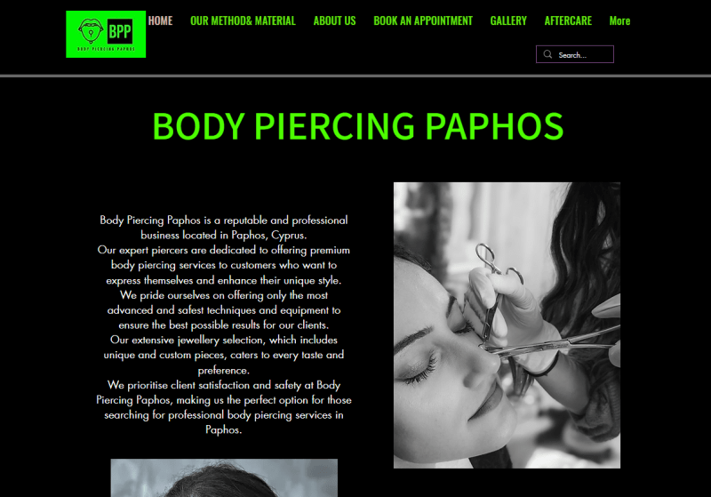 Body Piercing Paphos