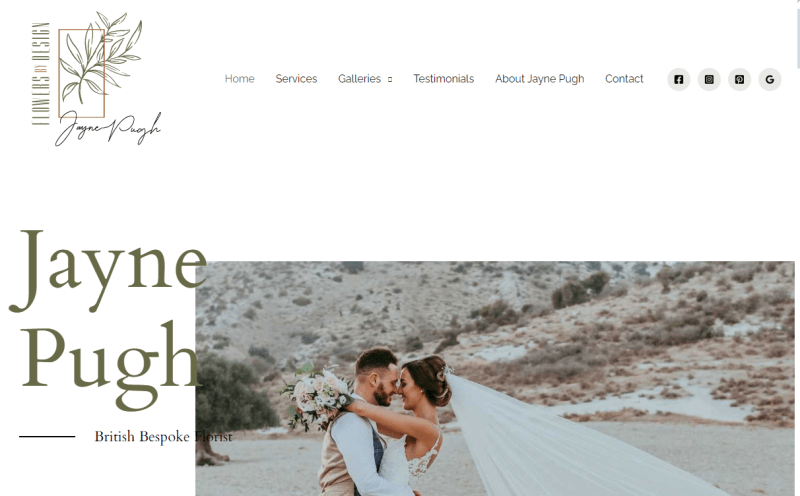 Jayne Pugh - Flowers By Design & Venue Decoration Cyprus.