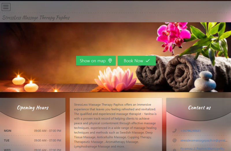 StressLess Massage Therapy Paphos