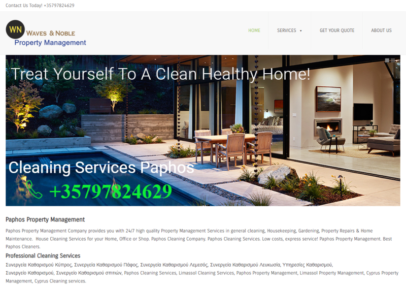 Waves & Noble Cleaning Services Paphos