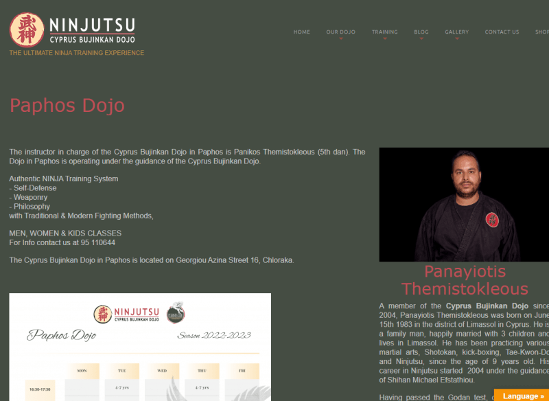 NINJUTSU CYPRUS BUJINKAN DOJO