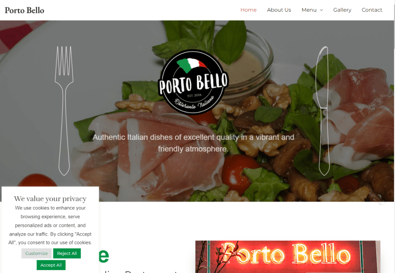 Porto Bello Restaurant