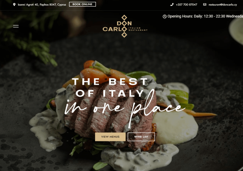 DON CARLO Italian Restaurant
