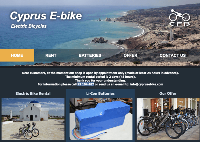 Cyprus E-bike
