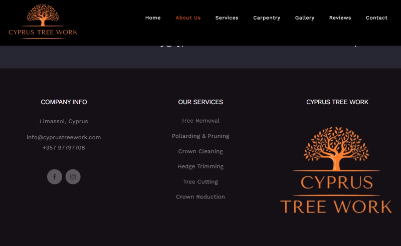 Cyprus Tree Work