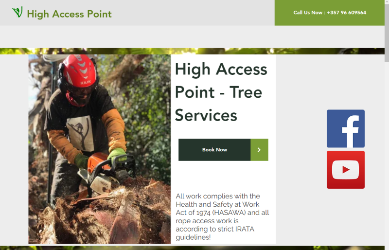 High Access Point - Tree Services